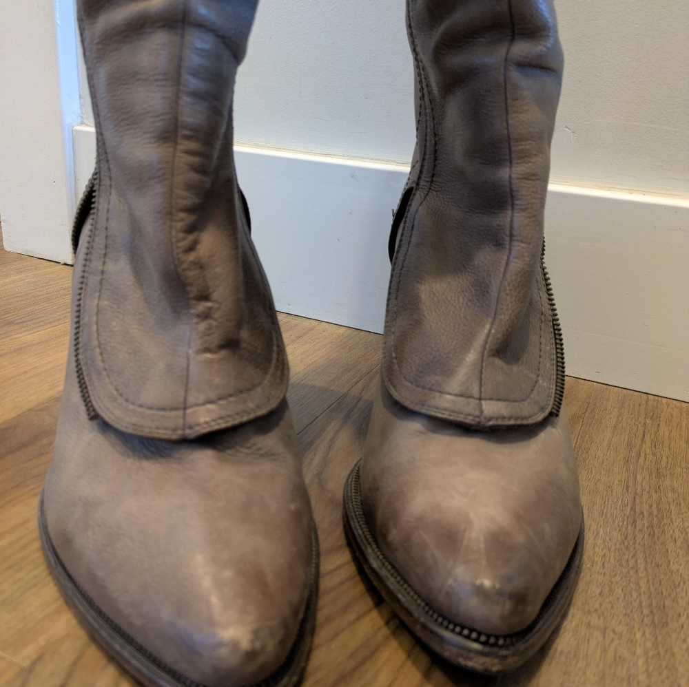Leather Francesco Morichetti Boots 40 - Picture 5 of 6